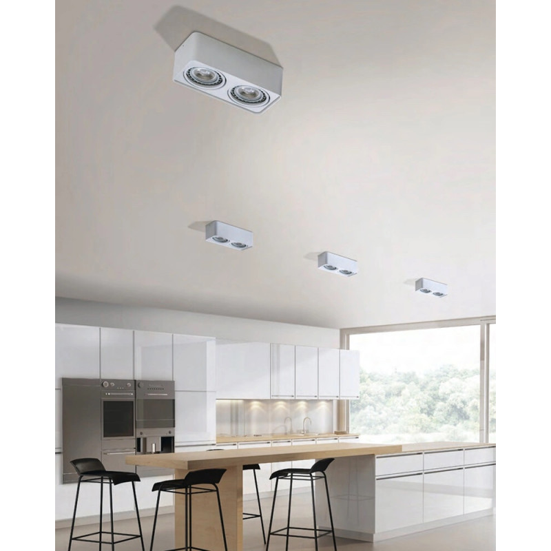 Точковий світильник Azzardo AZ4132 Paola GU10 2x50W IP20 білий