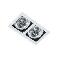 Точковий світильник Azzardo AZ1447 Sisto GU10 2x40W IP20 білий