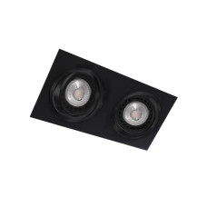 Точковий світильник Azzardo AZ2806 Siro GU10 2x40W IP20 чорний