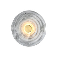 Бра, настінний світильник Azzardo AZ5830 Nestor LED 1x6W 3000K 480Lm IP20 латунний