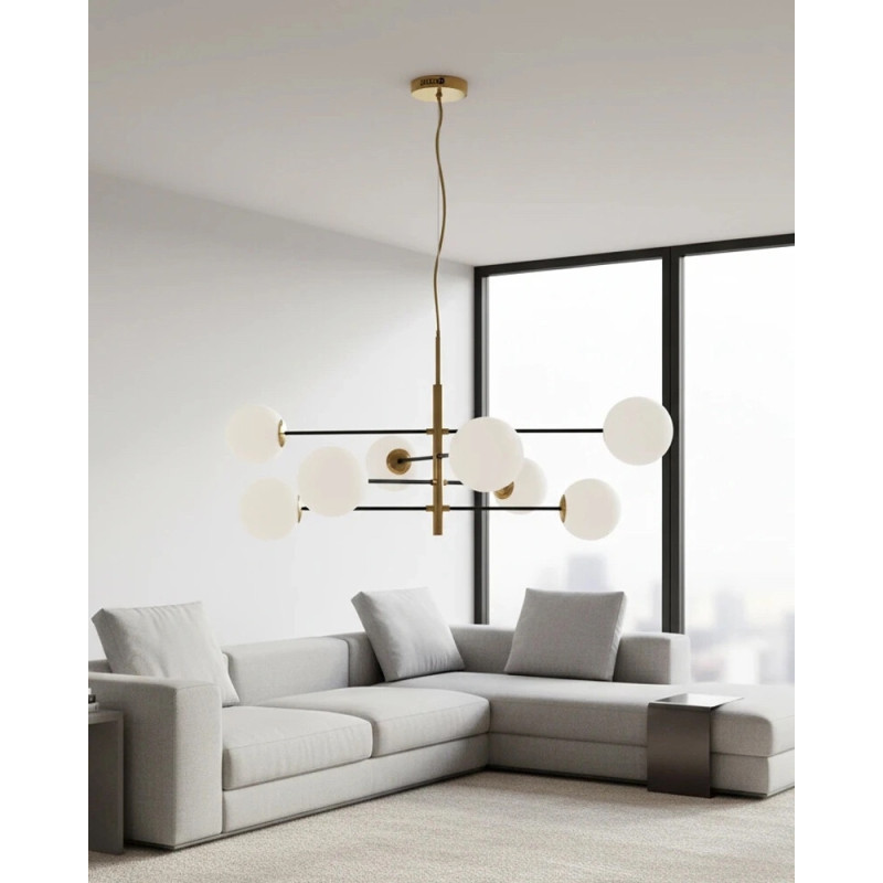 Люстра Azzardo AZ4423 Oviedo G9 8x48W IP20 золота