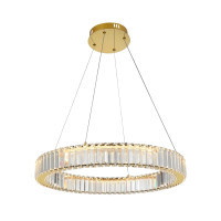 Люстра Azzardo AZ5788 Spark LED 1x30W 3000K 2560Lm IP20 золота