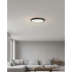 Світильник стельовий з датчиком руху Azzardo AZ5354 Panka Sensor LED 1x12W 2800K/4000K/6000K 780Lm IP40 чорний