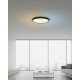Світильник стельовий з датчиком руху Azzardo AZ5356 Panka Sensor LED 1x18W 2800K/4000K/6000K 1170Lm IP40 чорний