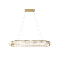 Люстра Azzardo AZ6711 Spark Oval LED 2x71W 3000K-6000K IP20 золота
