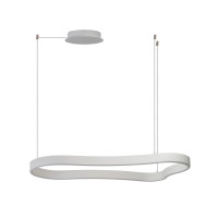 Люстра Azzardo AZ6753 Mirabella Dimm LED 1x60W 3000K 4800Lm IP20 біла