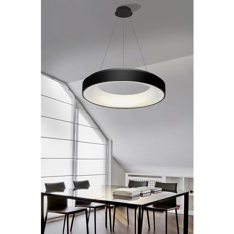 Підвісна люстра Azzardo AZ3449 Sovana Pendant 80 CCT (black), 80 Вт, 4000 лм, 2300K-6500K