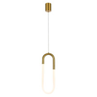 Підвісний світильник, люстра Azzardo AZ5740 Nexus LED 1x9W 3000K 720Lm IP20 золотий