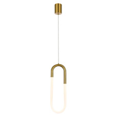 Підвісний світильник, люстра Azzardo AZ5740 Nexus LED 1x9W 3000K 720Lm IP20 золотий