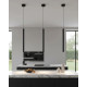 Підвісний світильник, люстра Azzardo AZ6260 Verno LED 1x8W 3000K 400Lm IP20 чорний