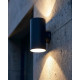 Вуличний світильник фасадний Azzardo AZ5227 Roland LED 2x18W 3000K 1440Lm IP65 темно-сірий
