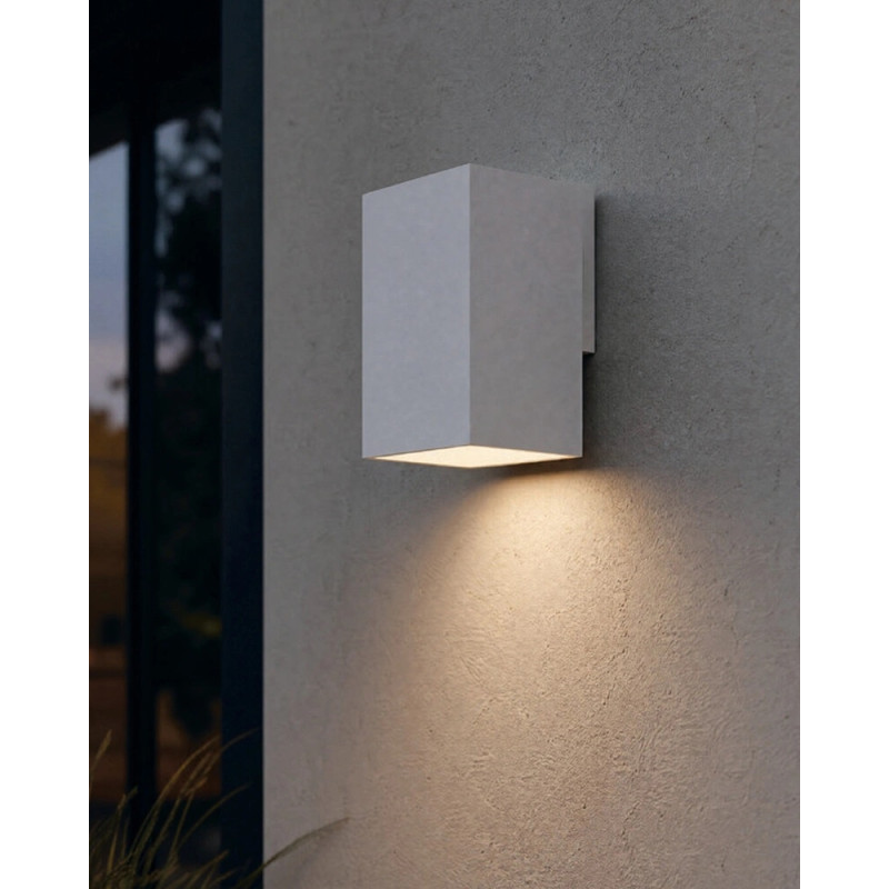 Вуличний світильник фасадний Azzardo AZ5230 Roland SQ LED 1x9W 3000K 720Lm IP65 білий