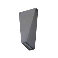 Вуличний світильник фасадний Azzardo AZ2201 Zita XL LED 2x6W 3000K 480Lm IP54 сірий