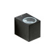 Вуличний світильник фасадний Azzardo AZ4267 Rimini Square GU10 1x35W IP54 чорний