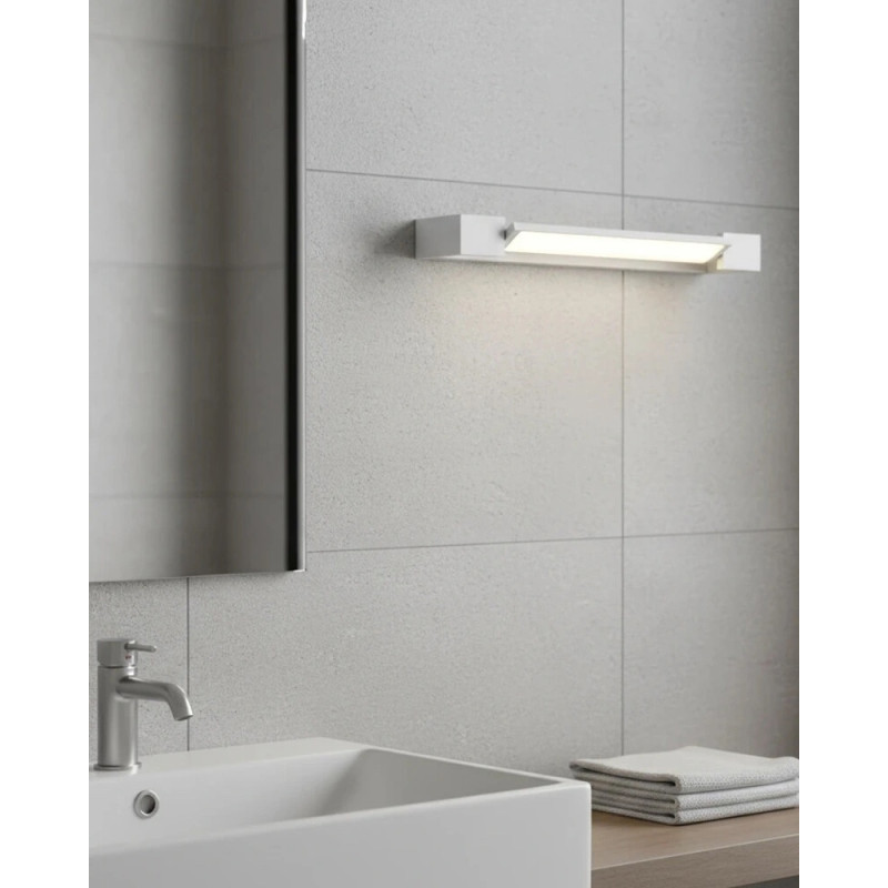 Світильник підсвітка для дзеркала Azzardo AZ2791 Dali LED 1x12W 4000K 1183Lm IP44 білий