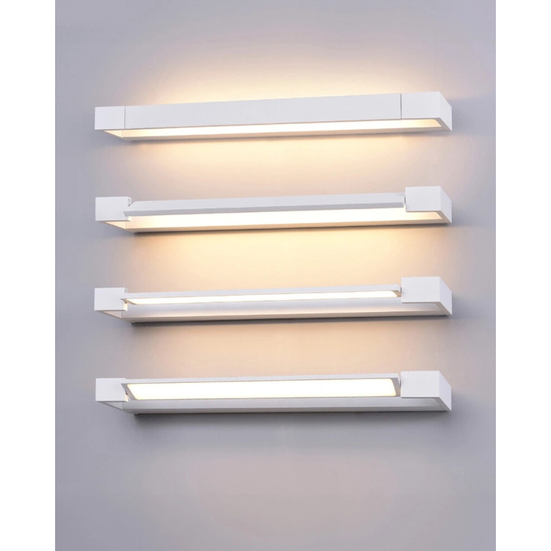Світильник підсвітка для дзеркала Azzardo AZ2794 Dali LED 1x24W 3000K 2165Lm IP44 білий