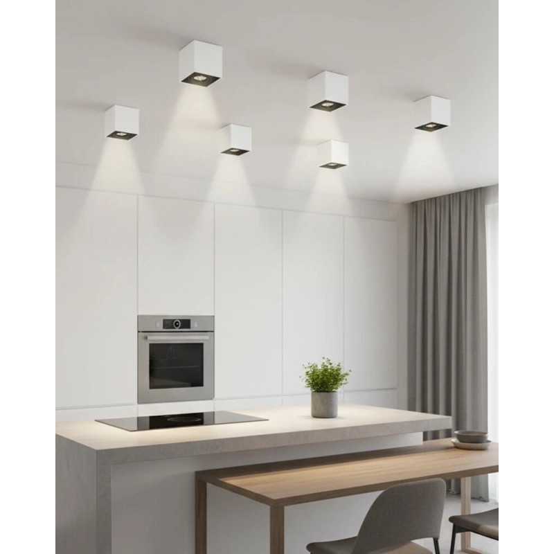 Точковий світильник спот Azzardo AZ1439 Eloy GU10 1x50W IP20 білий