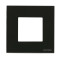 Рамка ABB Zenit стекло черное 1-я (N2271 CN)