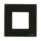 Рамка ABB Zenit стекло черное 1-я (N2271 CN)