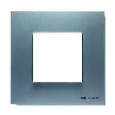 Рамка Zenit серебряная 1-я ( 2CLA227100N1301 )