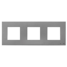 Рамка Zenit серебряная 3-я ( 2CLA227300N1301 )