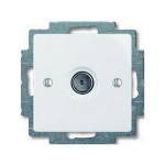 Розетка ABB basic55 белая TV (2CKA001724A4276)