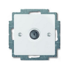 Розетка ABB basic55 белая TV (2CKA001724A4276)