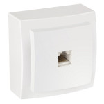 Розетка Nilson Themis белая компьютерная CAT5e RJ45 ( 26111044 )