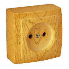 Розетка Nilson Themis дуб 1-на без заземления ( 26251015 )