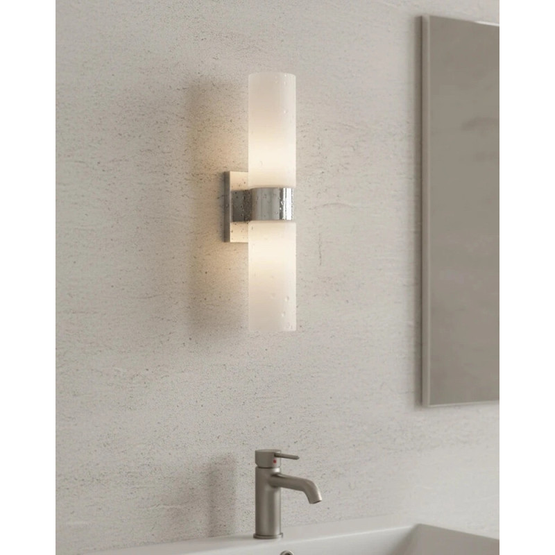 Бра для ванної, світильник Azzardo AZ1603 Gaia G9 2x40W IP44 хром