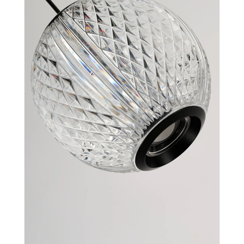 Підвісний світильник, люстра Azzardo AZ6015 Edem LED 1x4.2W 3000K 336Lm IP20 чорний