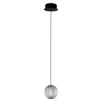 Підвісний світильник, люстра Azzardo AZ6015 Edem LED 1x4.2W 3000K 336Lm IP20 чорний