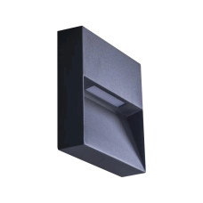 Світильник для підсвітки сходів/коридору Azzardo AZ4367 Casoria Square LED 1x7W 3000K 560Lm IP54 темно-сірий