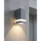 Вуличний світильник фасадний Azzardo AZ5221 Jason Square LED 1x9W 4000K 720Lm IP65 чорний