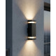 Вуличний світильник фасадний Azzardo AZ5223 Jason Square LED 2x18W 4000K 1440Lm IP65 чорний