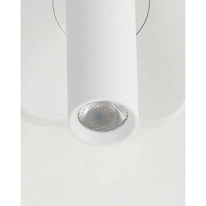 Бра, настінний світильник Azzardo AZ5654 Lugano Square LED 1x3W 3000K 206Lm IP20 білий
