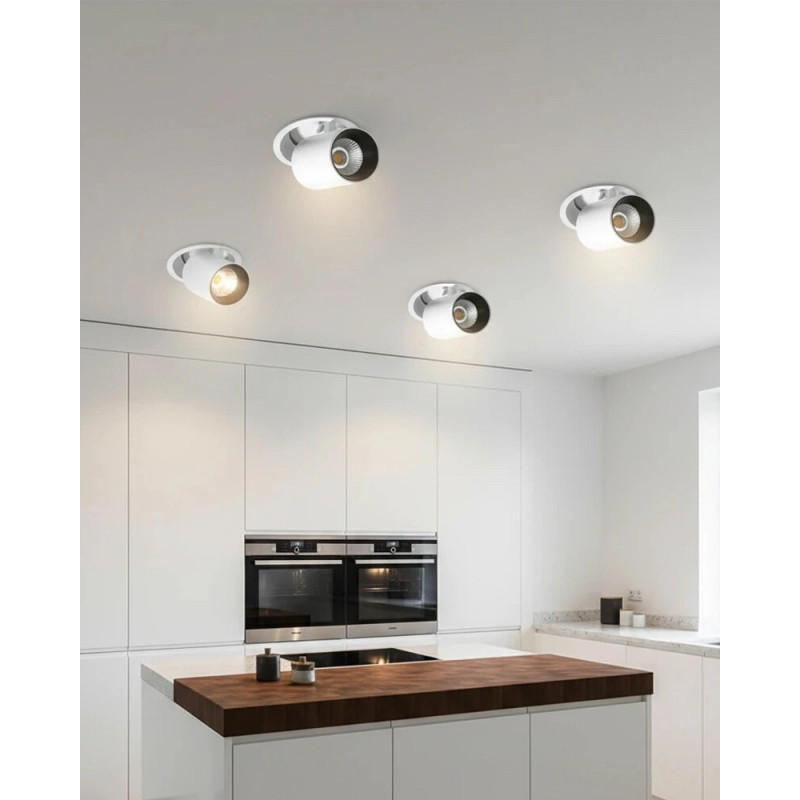 Точковий світильник Azzardo AZ2828 Luna Dim LED 1x15W 3000K 1270Lm IP20 білий