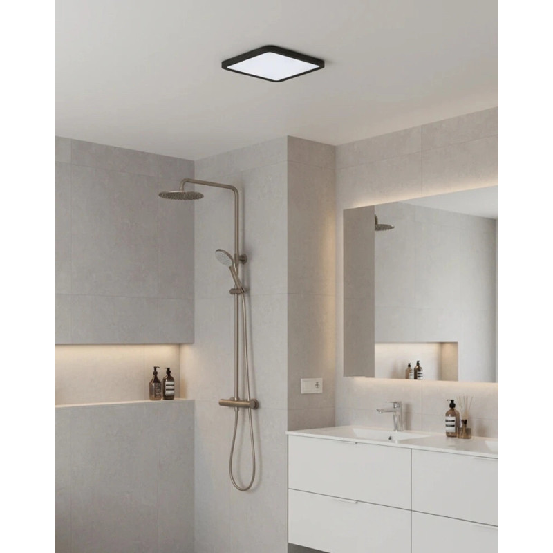 Точковий світильник Azzardo AZ4331 Slim Square LED 1x24W 4000K 1920Lm IP44 чорний