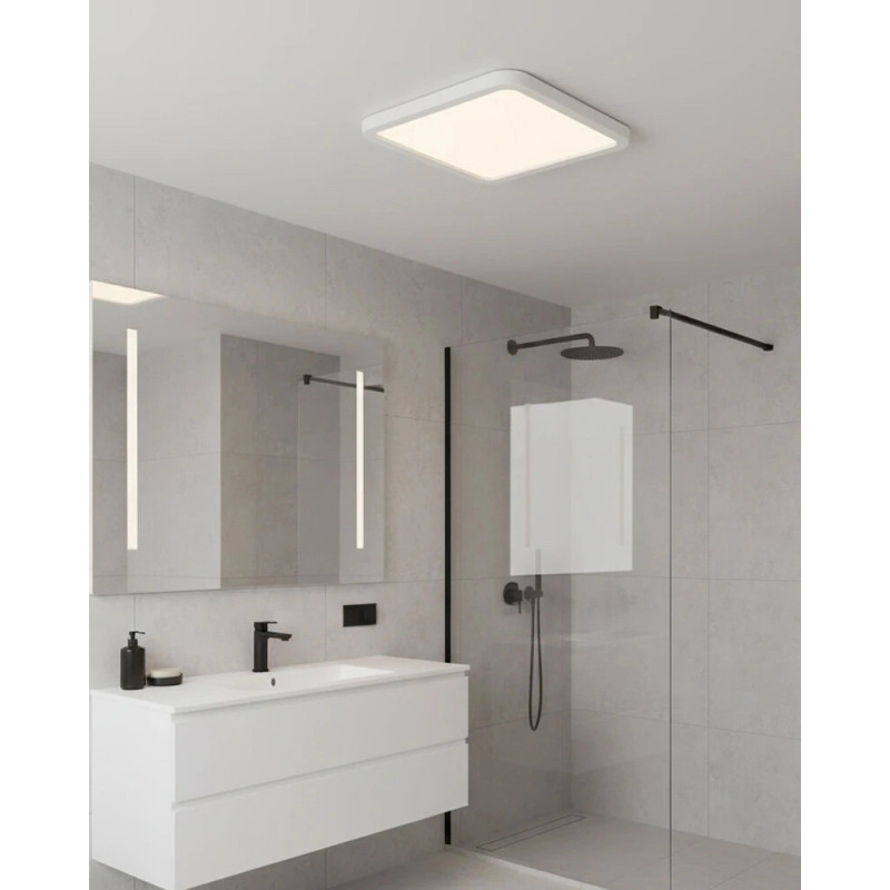 Точковий світильник Azzardo AZ4332 Slim Square LED 1x21W 4000K 1861Lm IP44 білий