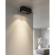 Точковий світильник спот AZzardo BRANT 2 SQUARE IP44 BLACK AZ2879