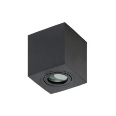Точковий світильник спот AZzardo BRANT SQUARE IP44 BLACK AZ2878