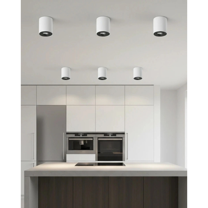 Точковий світильник спот AZzardo BROSS 1 WHITEBLACK AZ1436