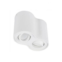 Точковий світильник спот Azzardo AZ0859 Bross GU10 2x50W IP20 білий