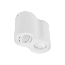 Точковий світильник спот Azzardo AZ0859 Bross GU10 2x50W IP20 білий