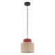 Підвісний світильник, люстра TK Lighting 2785 Duo Juta E27 1x15W IP20 цегляний