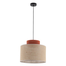 Підвісний світильник, люстра TK Lighting 3139 Duo Juta E27 1x15W IP20 цегляний
