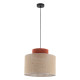 Підвісний світильник, люстра TK Lighting 3139 Duo Juta E27 1x15W IP20 цегляний