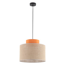 Підвісний світильник, люстра TK Lighting 3227 Duo Juta E27 1x15W IP20 помаранчевий