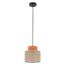 Підвісний світильник, люстра TK Lighting 3255 Duo Juta E27 1x15W IP20 помаранчевий