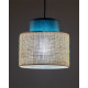 Підвісний світильник, люстра TK Lighting 3257 Duo Juta E27 1x15W IP20 синій